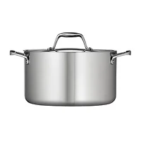 Tramontina Gourmet 6-qt. Tri-Ply Clad 18/10 Stainless Steel Induction-Ready Sauce Pot with Lid