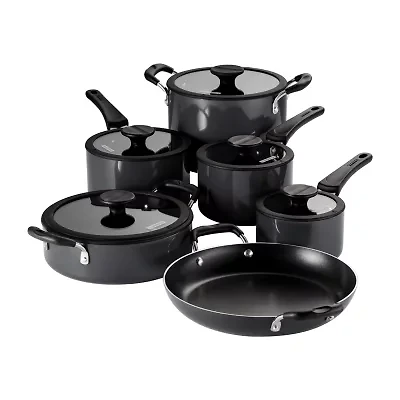 Tramontina Aluminum Non-Stick 11-pc. Nesting Cookware Set