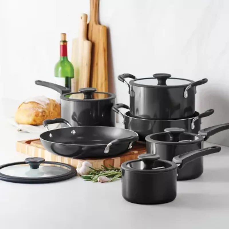 Tramontina Aluminum Non-Stick 11-pc. Nesting Cookware Set