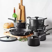 Tramontina Aluminum Non-Stick 11-pc. Nesting Cookware Set