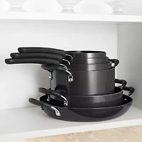 Tramontina Aluminum Non-Stick 11-pc. Nesting Cookware Set