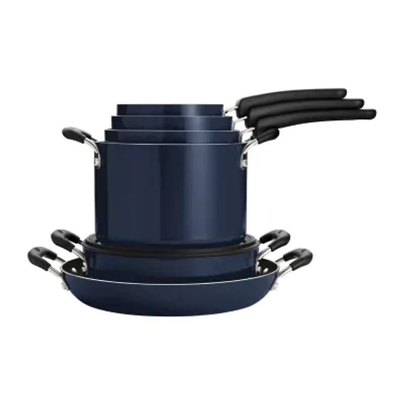 Tramontina Aluminum Non-Stick 11-pc. Nesting Cookware Set