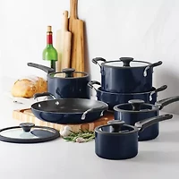 Tramontina Aluminum Non-Stick 11-pc. Nesting Cookware Set