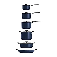 Tramontina Aluminum Non-Stick 11-pc. Nesting Cookware Set