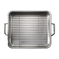 Tramontina® Gourmet 16½" Stainless Steel Deep Roasting Pan