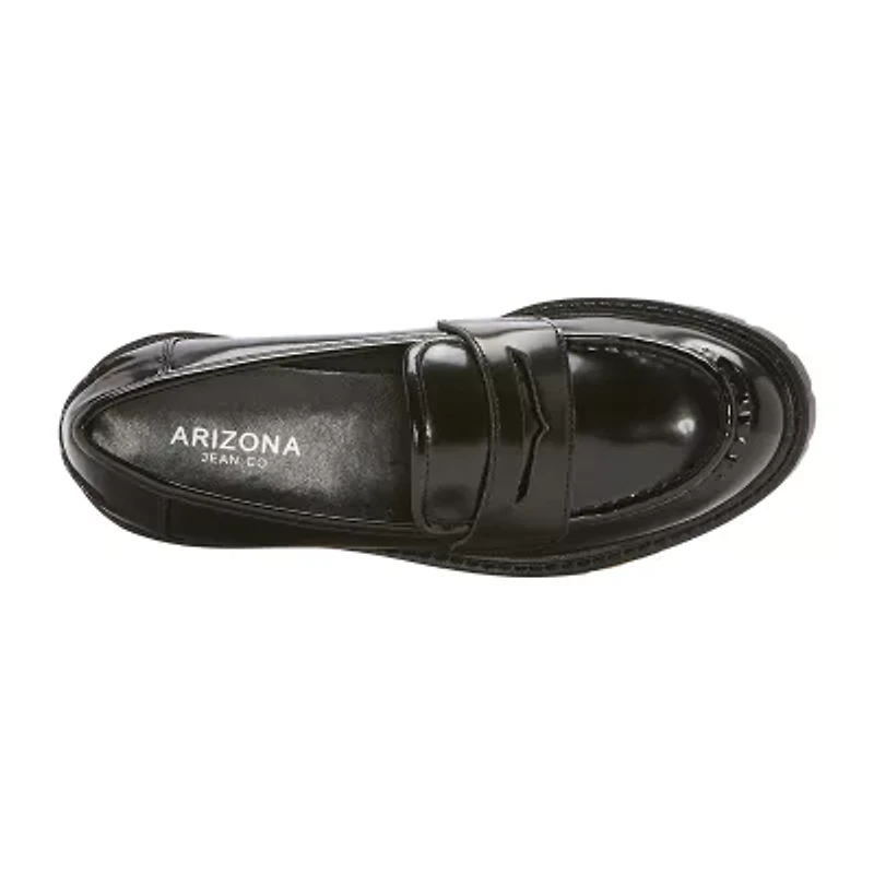 Arizona Jean Co Lillie Womens Round Closed Toe Loafers