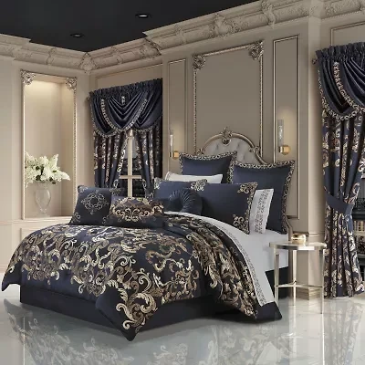 Queen Street Cranford 3-pc. Damask + Scroll Extra Weight Comforter Set