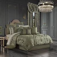 Queen Street Salerno 3-pc. Damask + Scroll Extra Weight Comforter Set