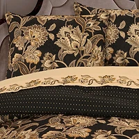 Queen Street Montecito 3-pc. Damask + Scroll Extra Weight Reversible Comforter Set