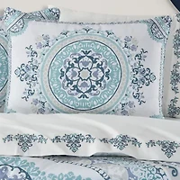 Queen Street Afton 3-pc. Medallion Extra Weight Reversible Comforter Set