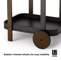 Umbra Bellwood Metal-Top Serving Cart