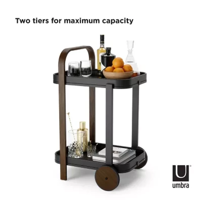 Umbra Bellwood Metal-Top Serving Cart
