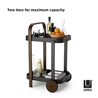 Umbra Bellwood Metal-Top Serving Cart