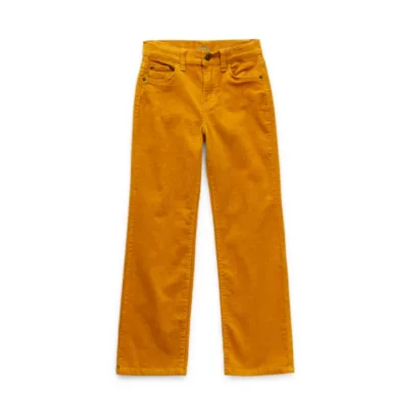Thereabouts Little & Big Kid Girls Straight Fit Corduroy Pant