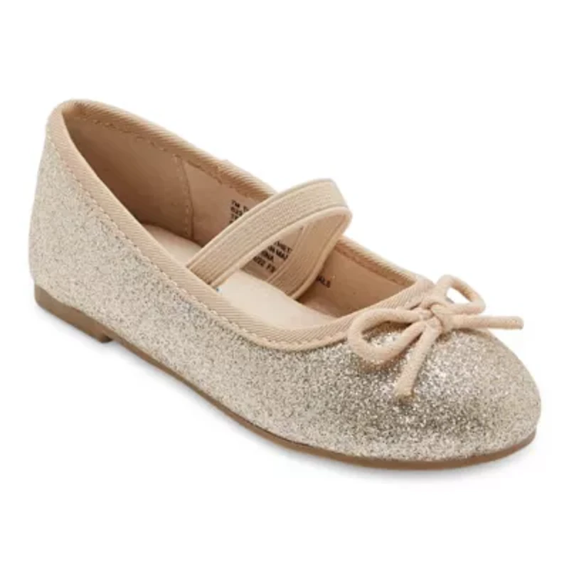 Thereabouts Lil Lexi Toddler Girls Round Closed Toe Ballet Flats