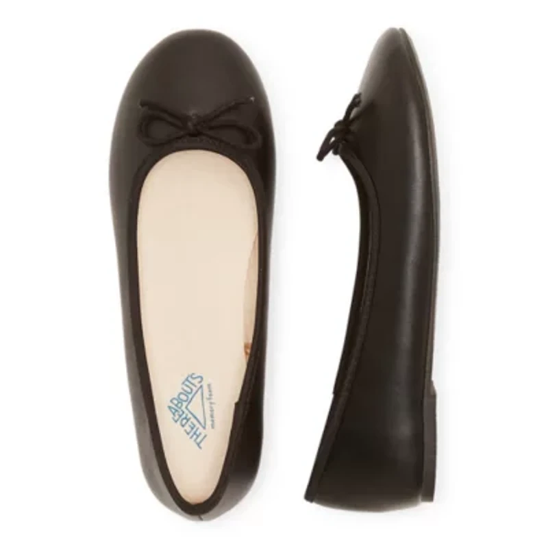 Thereabouts Lexi Little & Big Kid Girls Round Closed Toe Ballet Flats