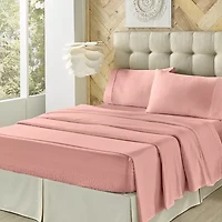 Queen Street Royal Fit 100% Cotton Sateen 300tc Sheet Set