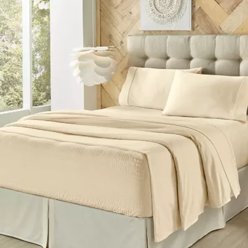 Queen Street Royal Fit 100% Cotton Sateen 300tc Sheet Set