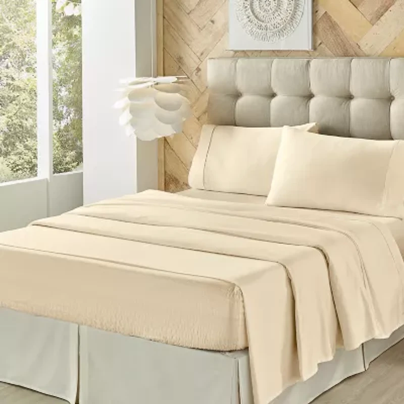 Queen Street Royal Fit 100% Cotton Sateen 300tc Sheet Set