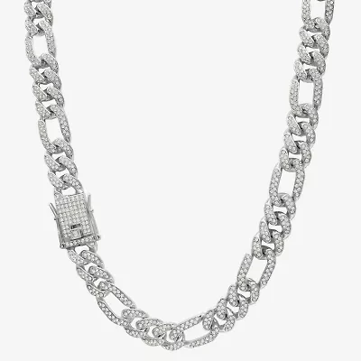 Mens Stainless Steel 24 Inch Link Chain Necklace