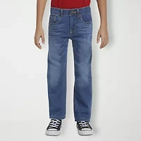 Levi's® Little Boys Adjustable Waist Mid Rise 514™ Straight Leg Jean