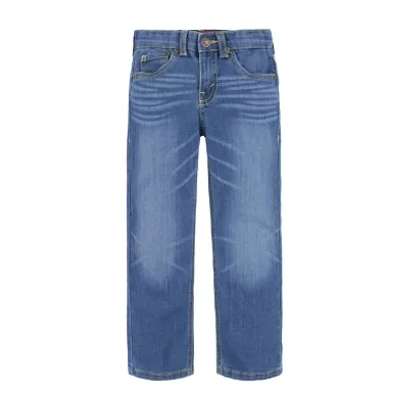 Levi's® Little Boys Adjustable Waist Mid Rise 514™ Straight Leg Jean