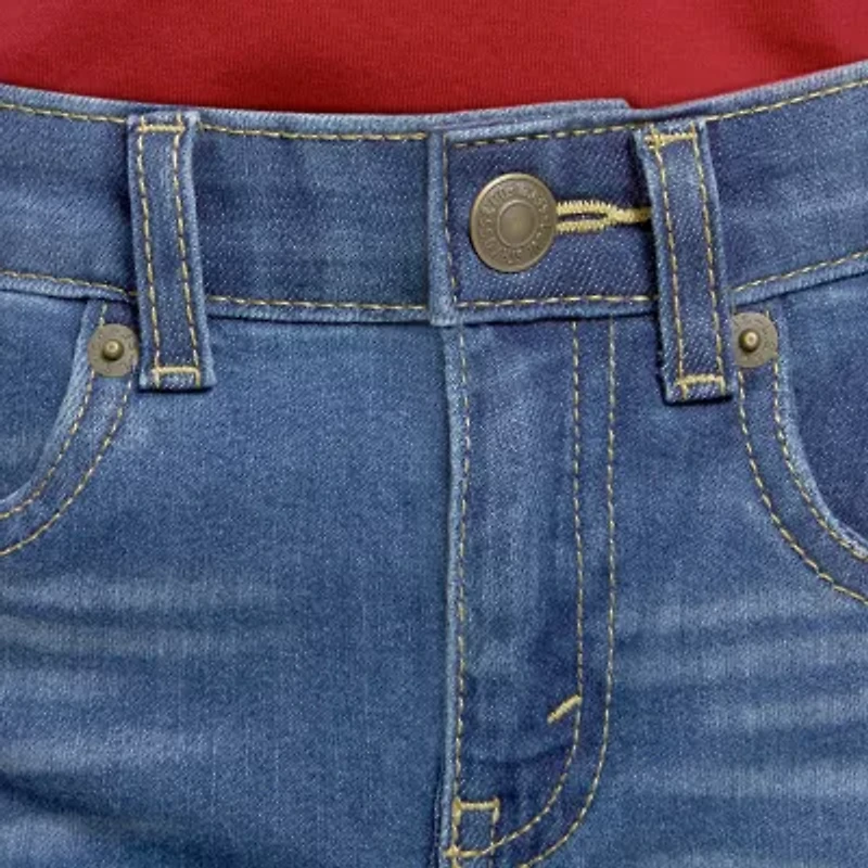 Levi's® Little Boys Adjustable Waist Mid Rise 514™ Straight Leg Jean