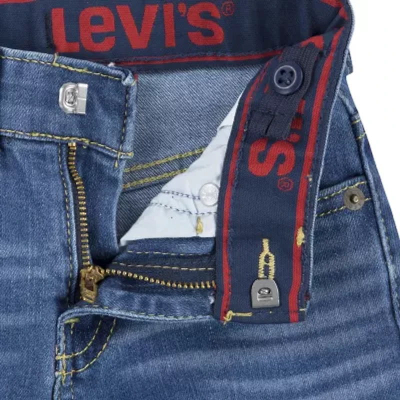 Levi's® Little Boys Adjustable Waist Mid Rise 514™ Straight Leg Jean