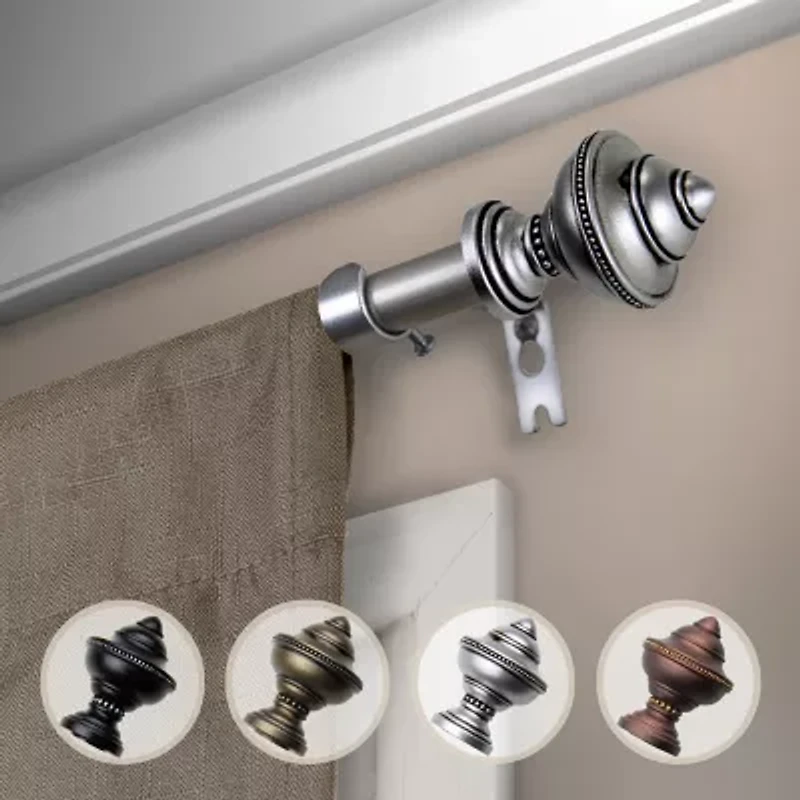 Rod Desyne Palace 5/8 Adjustable Curtain