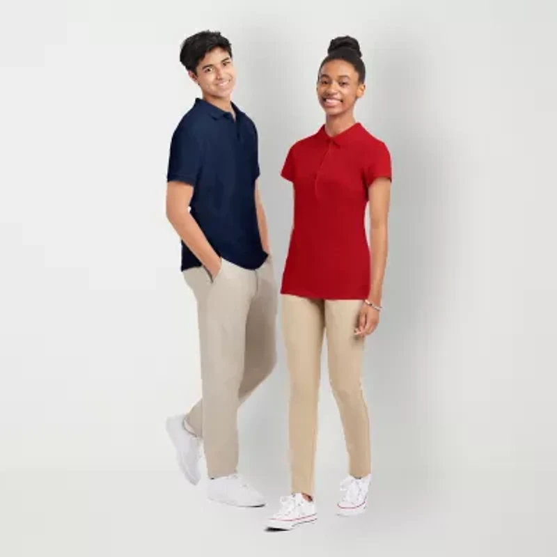 IZOD Mens Regular Fit Flat Front Pant