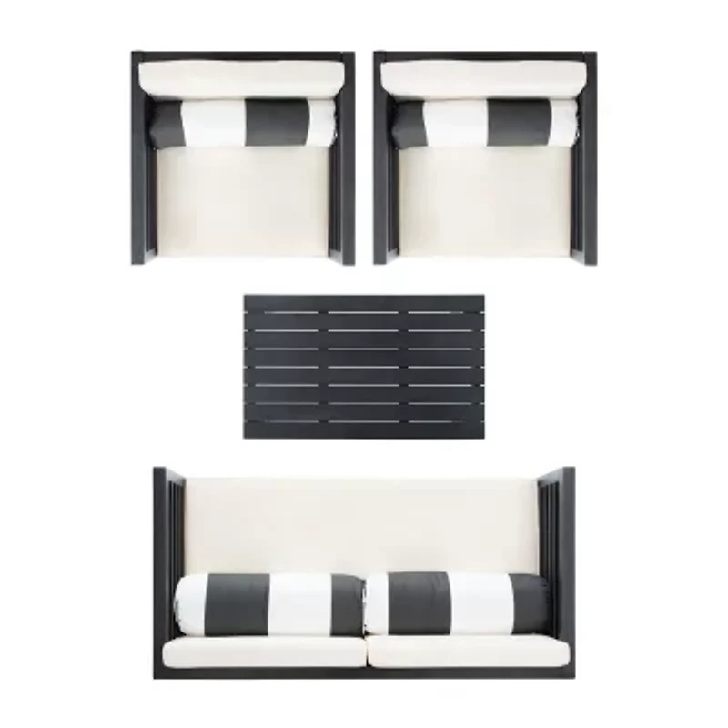 Safavieh Alda 15-pc. Conversation Set Cushioned