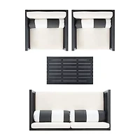 Safavieh Alda 15-pc. Conversation Set Cushioned