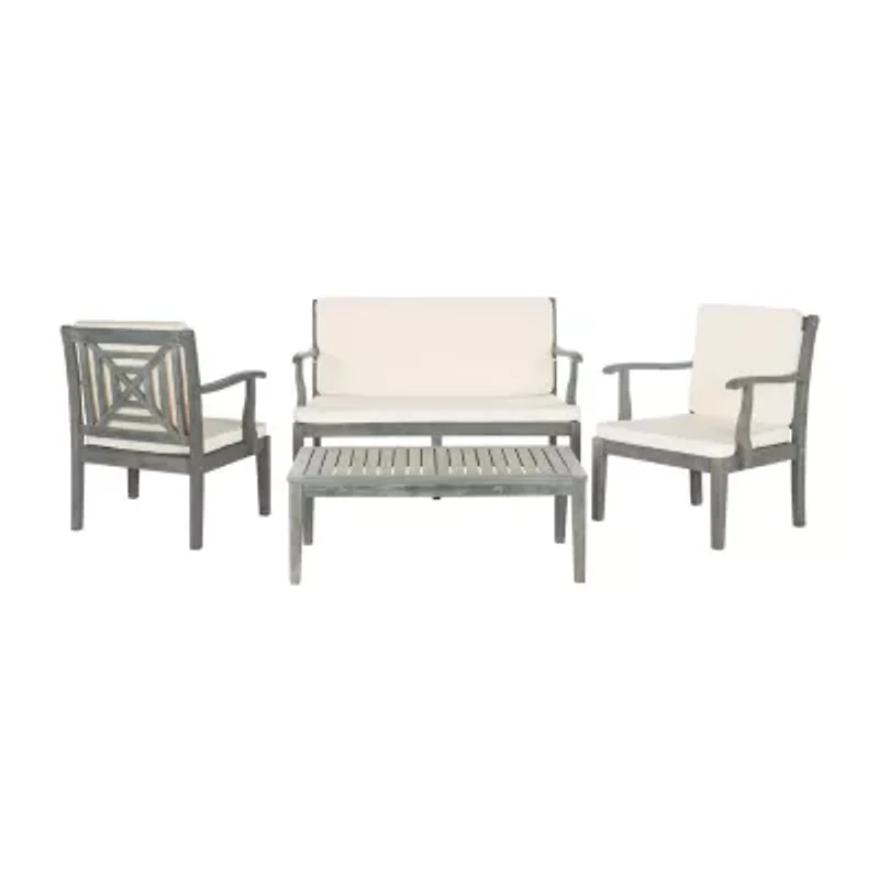 Safavieh Del 10-pc. Conversation Set Cushioned