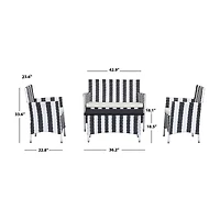 Safavieh Figueroa 7-pc. Conversation Set Cushioned