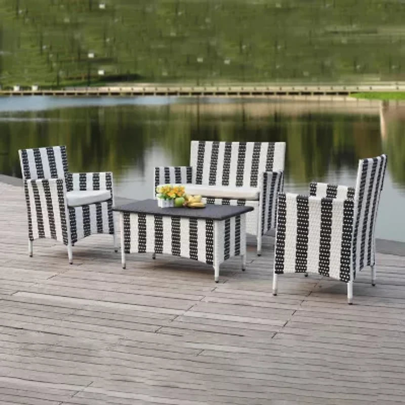 Safavieh Figueroa 7-pc. Conversation Set Cushioned