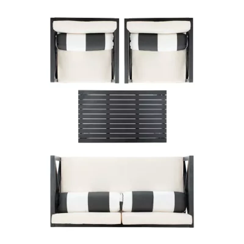 Safavieh Nunzio 11-pc. Conversation Set Cushioned