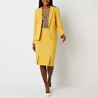 Black Label by Evan-Picone Womens Classic Fit Suit Jacket