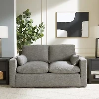 Signature Design by Ashley® Dramatic Track-Arm Upholstered Loveseat