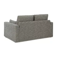 Signature Design by Ashley® Dramatic Track-Arm Upholstered Loveseat
