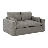 Signature Design by Ashley® Dramatic Track-Arm Upholstered Loveseat