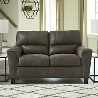 Signature Design by Ashley® Navi Track-Arm Upholstered Loveseat