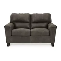 Signature Design by Ashley® Navi Track-Arm Upholstered Loveseat