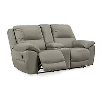 Signature Design by Ashley® Next-Gen Gaucho Pad-Arm Motion Upholstered Reclining Loveseat