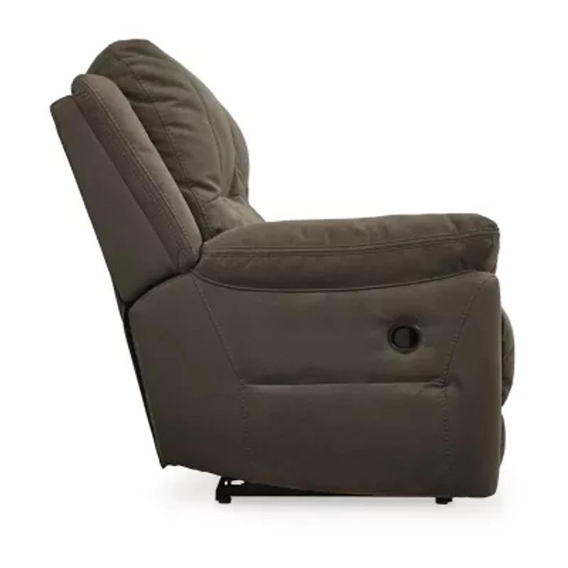 Signature Design by Ashley® Next-Gen Gaucho Pad-Arm Motion Upholstered Reclining Loveseat