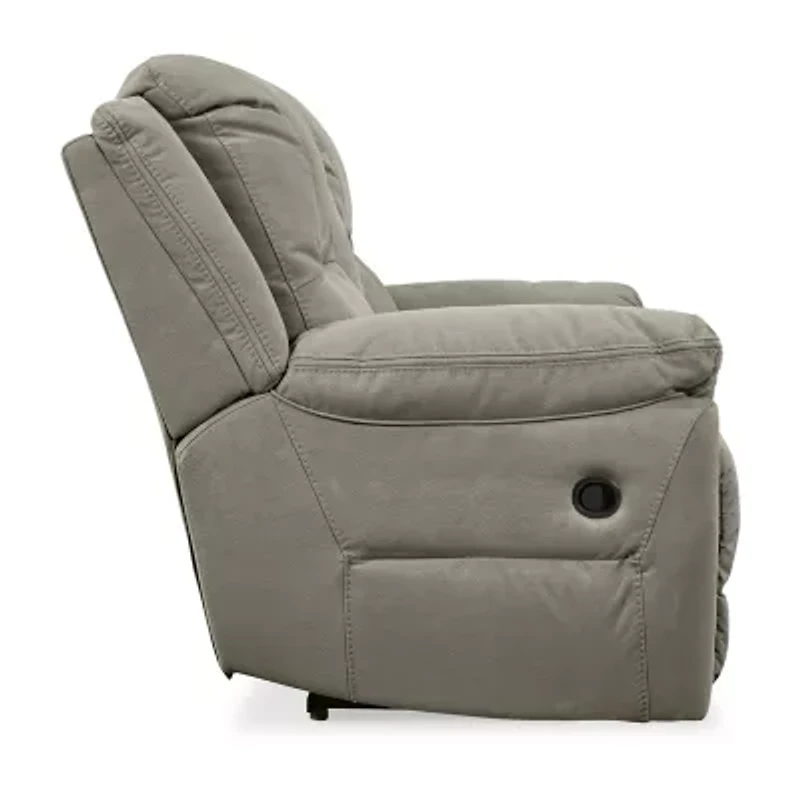 Signature Design by Ashley® Next-Gen Gaucho Pad-Arm Motion Upholstered Reclining Loveseat