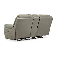Signature Design by Ashley® Next-Gen Gaucho Pad-Arm Power Recline Motion Upholstered Loveseat