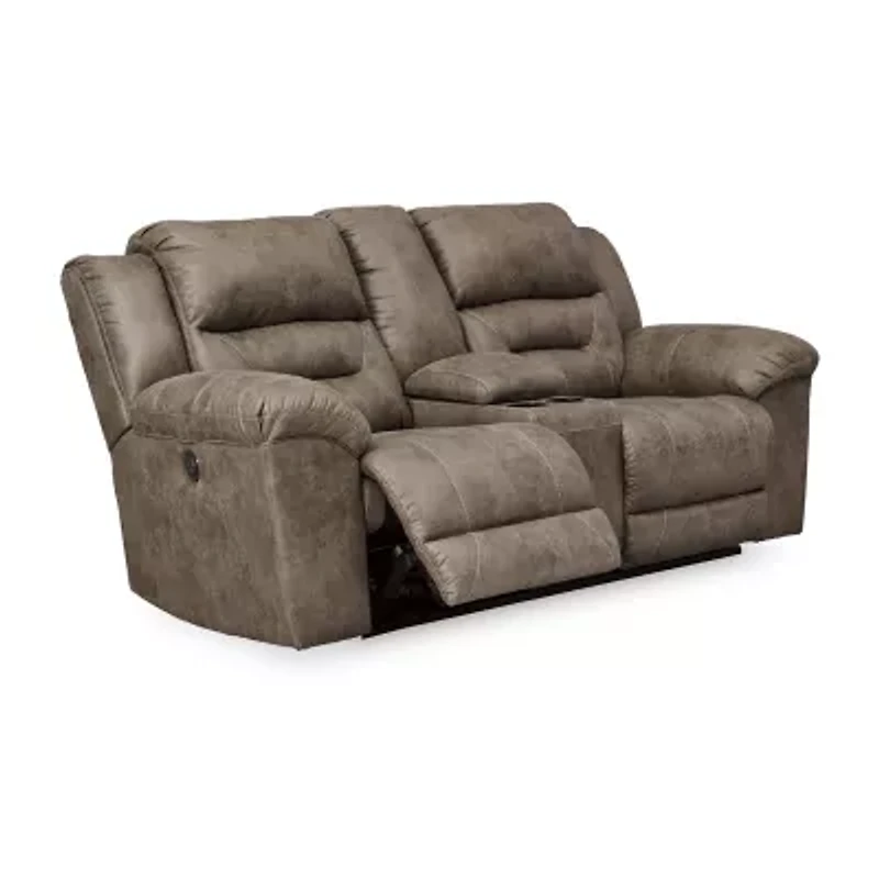 Signature Design by Ashley® Stoneland Power Reclining Loveseat with Console