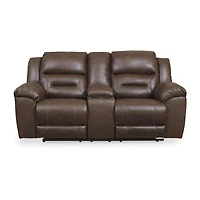 Signature Design by Ashley® Stoneland Manual Reclining Loveseat with Console