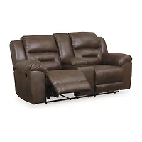 Signature Design by Ashley® Stoneland Manual Reclining Loveseat with Console