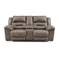 Signature Design by Ashley® Stoneland Manual Reclining Loveseat with Console
